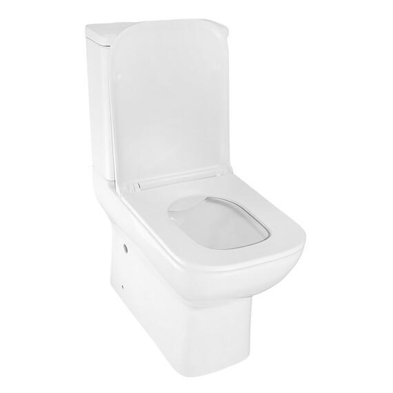 Унитаз-компакт безободковый Azario VARO AZ-2171 с тонкой крышкой микролифт - фото 3