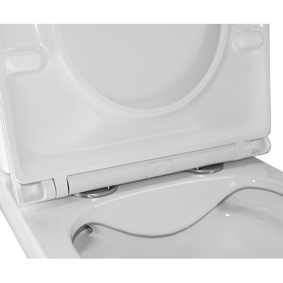 Унитаз-компакт безободковый Azario VARO AZ-2171 с тонкой крышкой микролифт - фото 7