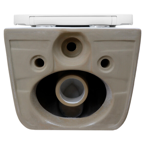 Унитаз подвесной безободковый Azario Vater AZ-5104T-WHT с тонким быстросъемным сиденьем микролифт (Система смыва торнадо) - фото 11