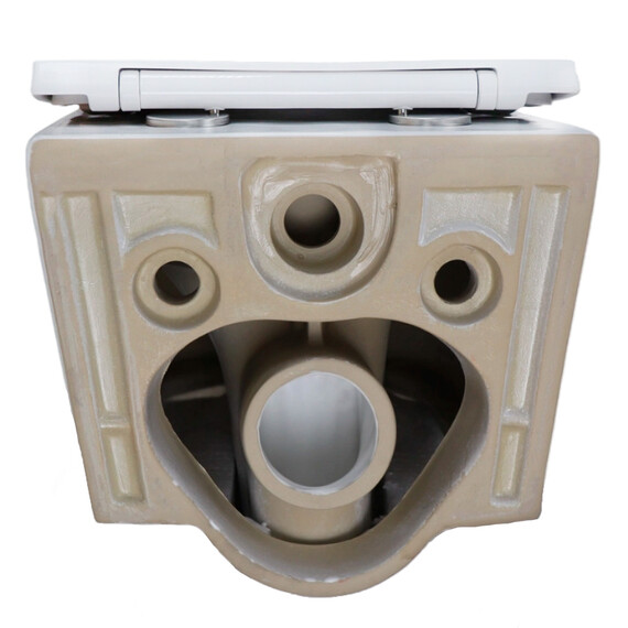 Унитаз подвесной безободковый Azario Velo AZ-1273WHD с быстросъемным сиденьем микролифт (система смыва Торнадо) - фото 9