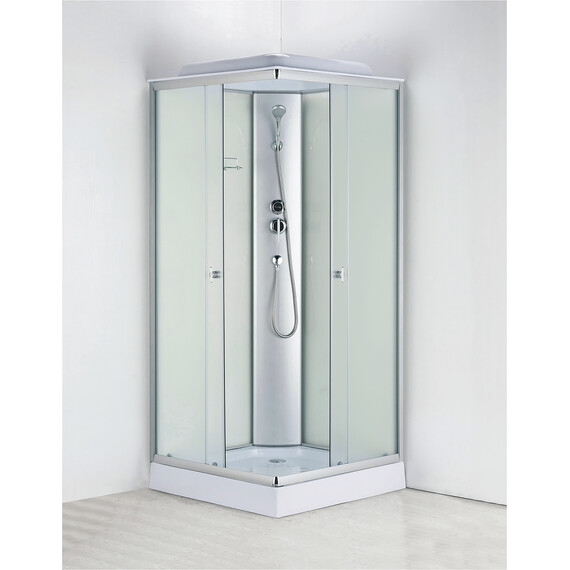 Душевая кабина Loranto 90х90 см CS-992EATM/W-90, хром/матовое - фото 2