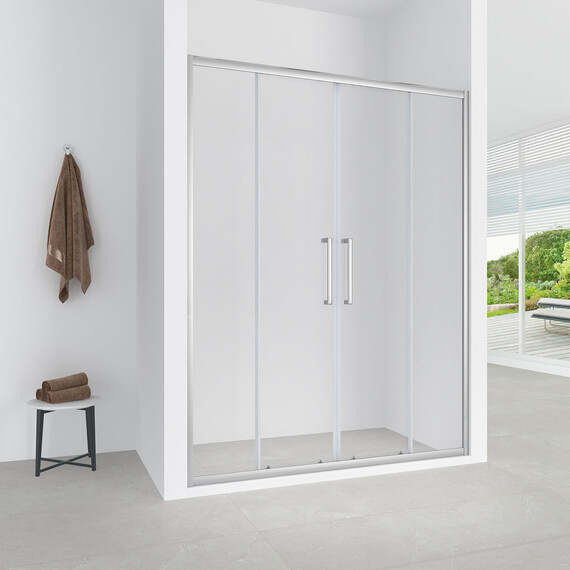 Душевая дверь Loranto 170 см CS-AB04C-170, хром/прозрачное - фото 5