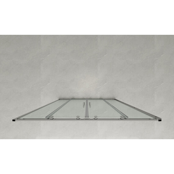 Душевая дверь Loranto 150 см CS-AB04GG-150, серый матовый/прозрачное - фото 4