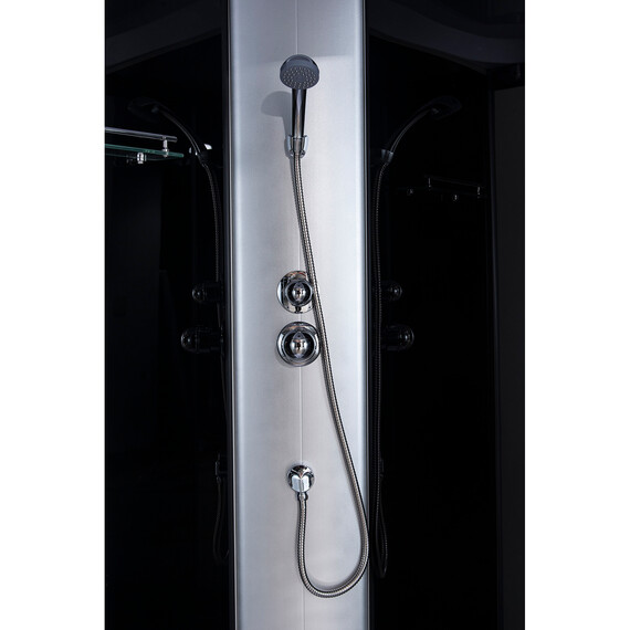 Душевая кабина Loranto 80х80 см CS-6680K 80*80*215, хром/прозрачное - фото 6