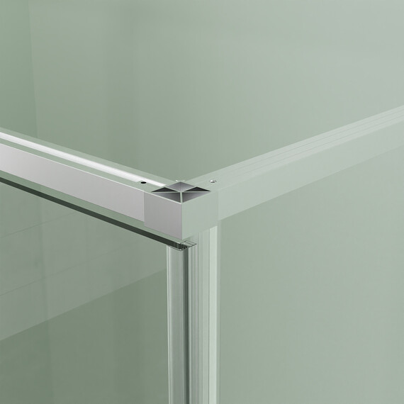 Душевое ограждение Azario MALE 90х90 см AZ-J50-90-MB-CL, чёрный матовый/прозрачное - фото 5