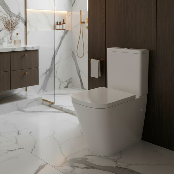 Унитаз-компакт безободковый Azario Terra AZ-1373AT с быстросъемным сиденьем микролифт (система смыва Торнадо) - фото 12