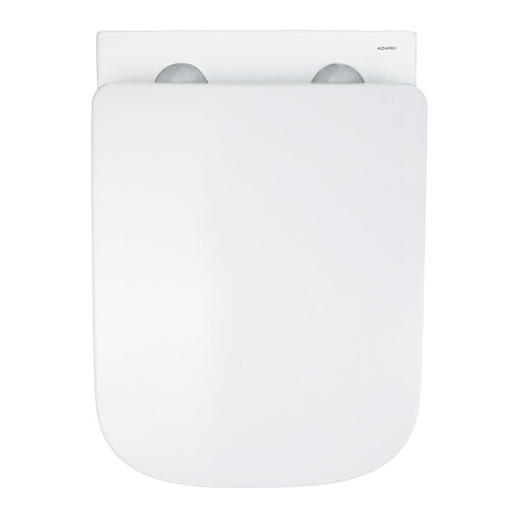 Унитаз подвесной безободковый Azario AIRA AZ-5171T-WHT с тонкой крышкой микролифт (система смыва Торнадо) - фото 10