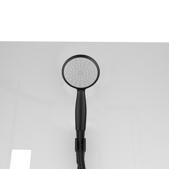 Душевая кабина Loranto Neo 100х100 см CS-21800-100, чёрный/прозрачное - фото 6