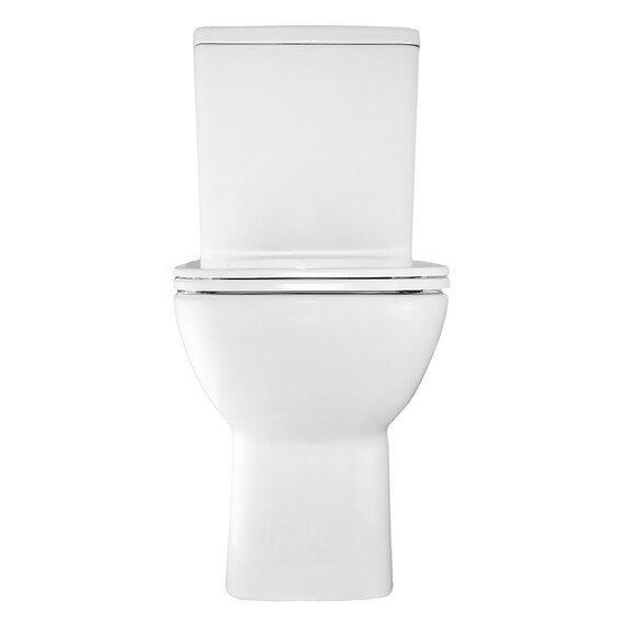 Унитаз-компакт безободковый Azario VARO AZ-2171 с тонкой крышкой микролифт - фото 12