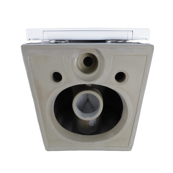 Унитаз подвесной безободковый Azario SONGO AZ-5180T-WHT с тонкой крышкой микролифт (система смыва Торнадо) - фото 6