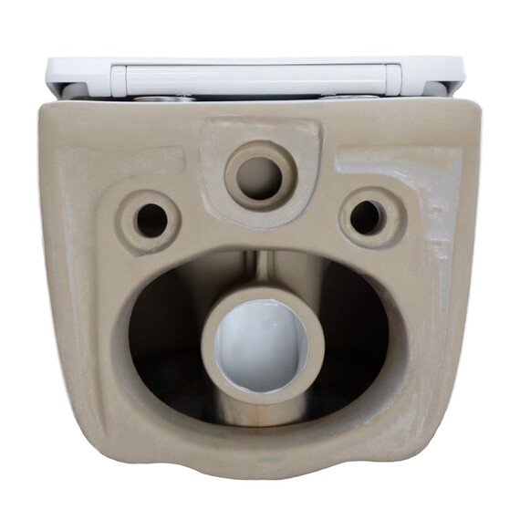 Унитаз подвесной безободковый Azario Rime AZ-1683WHD с быстросъемным сиденьем микролифт (система смыва Торнадо) - фото 9