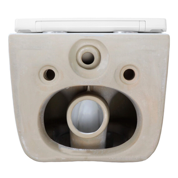 Унитаз подвесной безободковый Azario Serenata AZ-5101T-WHT с тонким быстросъемным сиденьем микролифт (Система смыва торнадо) - фото 10