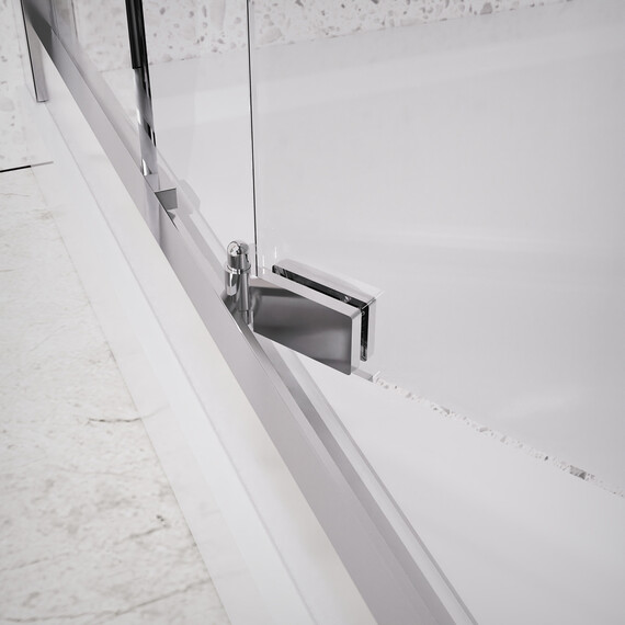 Душевое ограждение Azario Monako 100x100 см AZ-L47-100-MGR-CL, графит матовый/прозрачное - фото 7