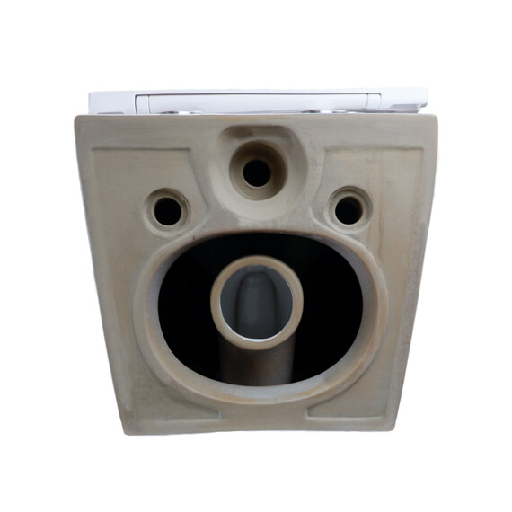 Унитаз подвесной безободковый Azario BLISS AZ-5179T-WHT с тонкой крышкой микролифт (система смыва Торнадо) - фото 8