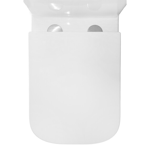 Унитаз-компакт безободковый Azario VARO AZ-2171 с тонкой крышкой микролифт - фото 10