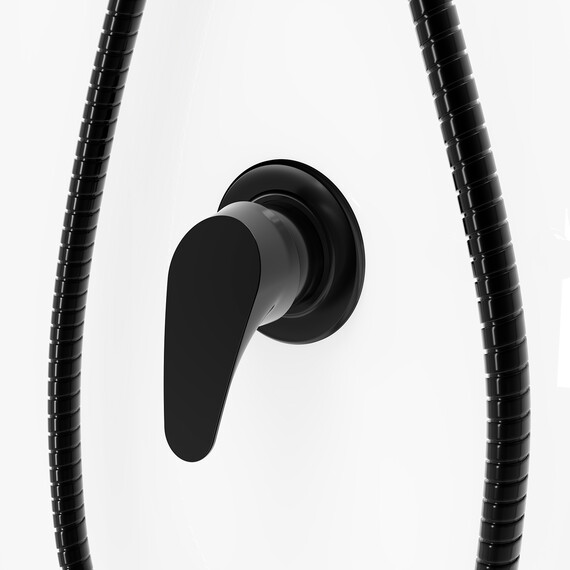 Душевая кабина Loranto Neo 100х100 см CS-21800-100, чёрный/прозрачное - фото 7