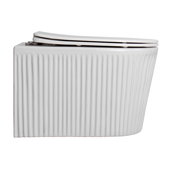 Унитаз подвесной Azario Still AZ-1909T с тонким быстросъемным сиденьем микролифт (Система смыва Торнадо) - фото 9