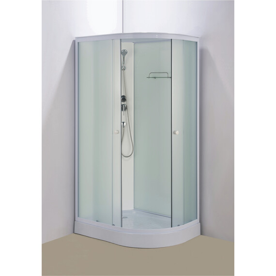 Душевая кабина Loranto 118x78 см CS-876ECTM/W-120 L, белый/матовое - фото 2