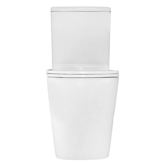 Унитаз-компакт безободковый Azario Quadro AZ-2175-1 с тонкой крышкой микролифт - фото 11