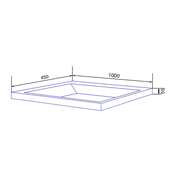 Тумба подвесная с раковиной Azario ARMARIO 100 см CS00096973, кашемир - фото 9