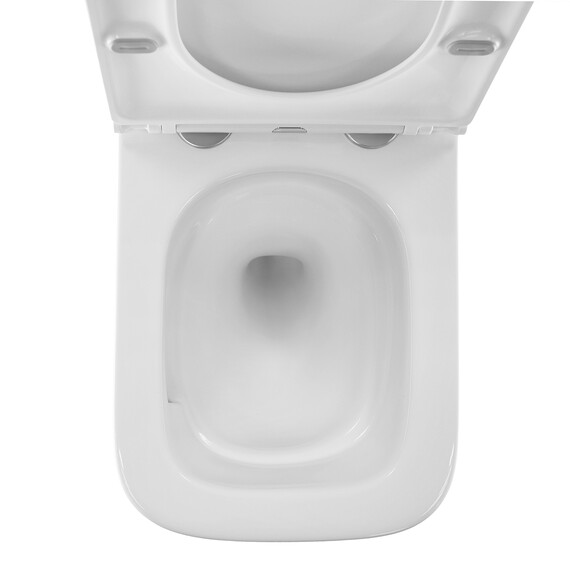 Унитаз подвесной безободковый Azario PRO PRO-0002 UQ3 с тонкой крышкой микролифт (Система смыва торнадо) - фото 8