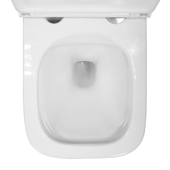 Унитаз подвесной безободковый Azario PRO PRO-0002 с тонкой крышкой микролифт - фото 9