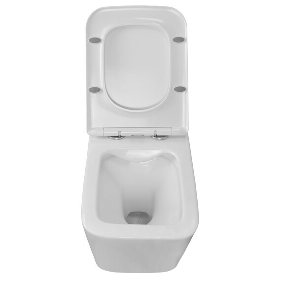 Унитаз подвесной безободковый Azario TALAS AZ-87268 с тонкой крышкой микролифт - фото 4