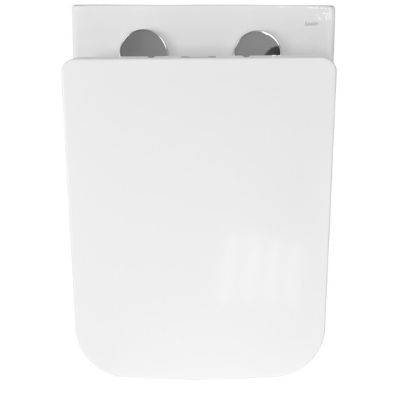 Унитаз подвесной безободковый Azario TALAS AZ-87268 с тонкой крышкой микролифт - фото 12