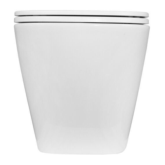 Унитаз подвесной безободковый Azario PRO PRO-0002 с тонкой крышкой микролифт - фото 6