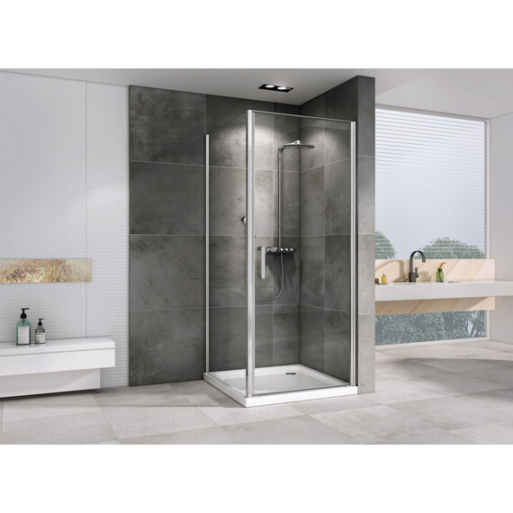 Душевое ограждение Abber Sonnenstrand 60х75 см AG04060-S75, хром/прозрачное - фото 2