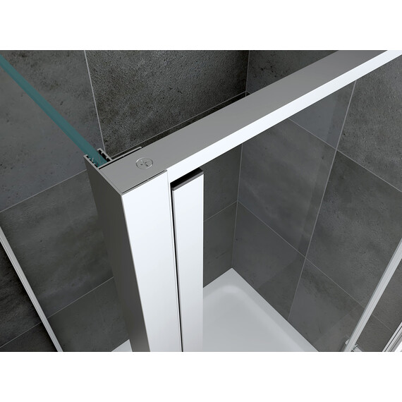 Душевое ограждение Abber Sonnenstrand 60х85 см AG04060-S85, хром/прозрачное - фото 5