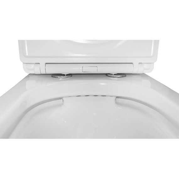 Унитаз-компакт безободковый Azario SAVIA AZ-8303D-s с с быстросъемным сиденьем микролифт - фото 6