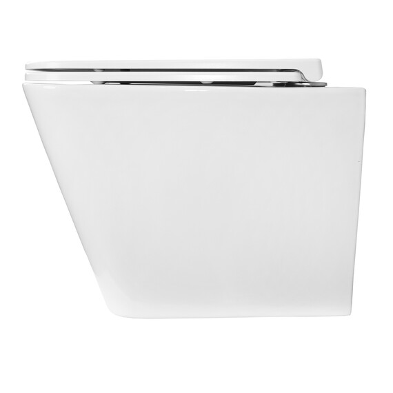 Унитаз подвесной безободковый Azario PRO PRO-0002 с тонкой крышкой микролифт - фото 7