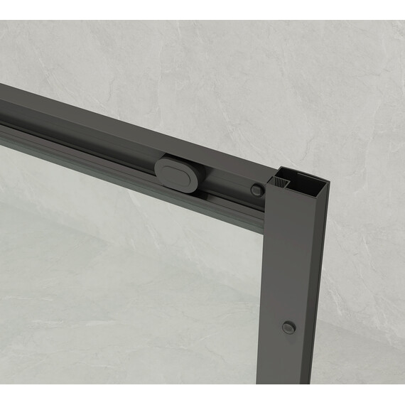 Душевое ограждение Loranto 120x90 см CS-AB02GG-129, серый матовый/прозрачное - фото 2