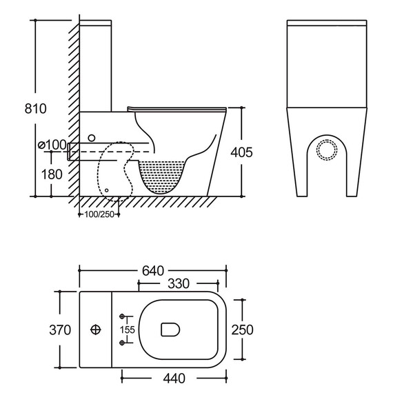Унитаз-компакт безободковый Azario SAVIA AZ-8303D-s с с быстросъемным сиденьем микролифт - фото 16