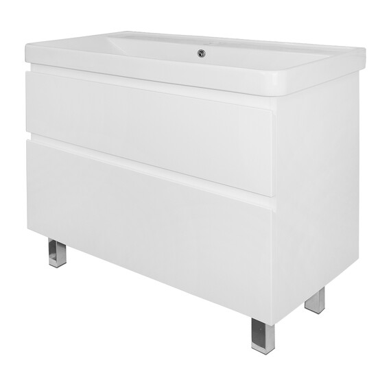 Тумба напольная с раковиной Azario Мила 90 см CS00089953 - фото 2