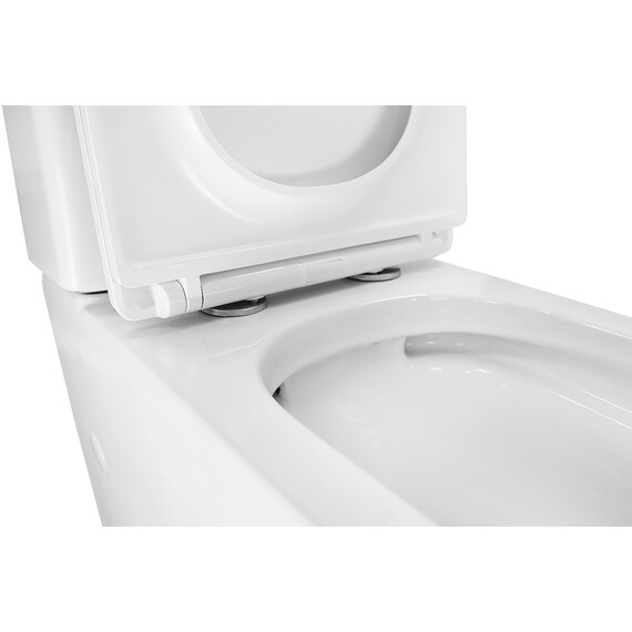 Унитаз-компакт безободковый Azario SAVIA AZ-8303D-s с с быстросъемным сиденьем микролифт - фото 7