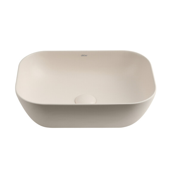 Раковина-чаша Abber Rechteck 46 см AC2200MBE, светло-бежевый матовый - фото 2