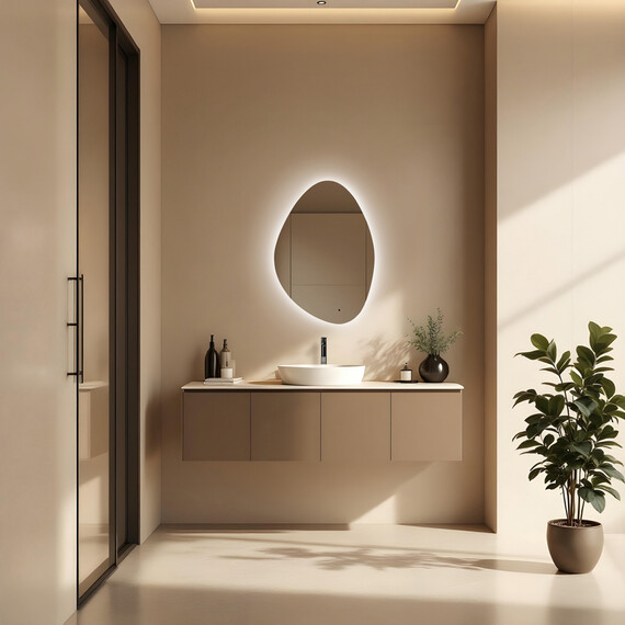 Зеркало Abber Teil 70 см AG6502S - фото 2