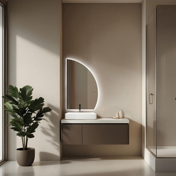 Зеркало Abber Teil 69 см AG6504SR - фото 2