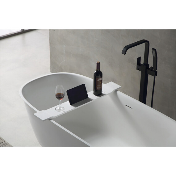 Полка для ванны Abber Stein AS1601, цвет белый матовый - фото 2