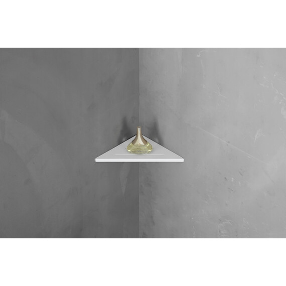 Полка угловая ABBER Stein AS1652L, цвет белый матовый - фото 2