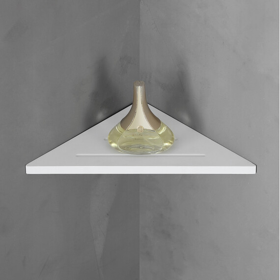 Полка угловая ABBER Stein AS1652, цвет белый матовый - фото 