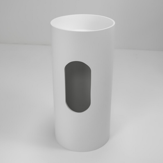 Раковина напольная Abber Stein 40 см AS2516-H, белый матовый - фото 6