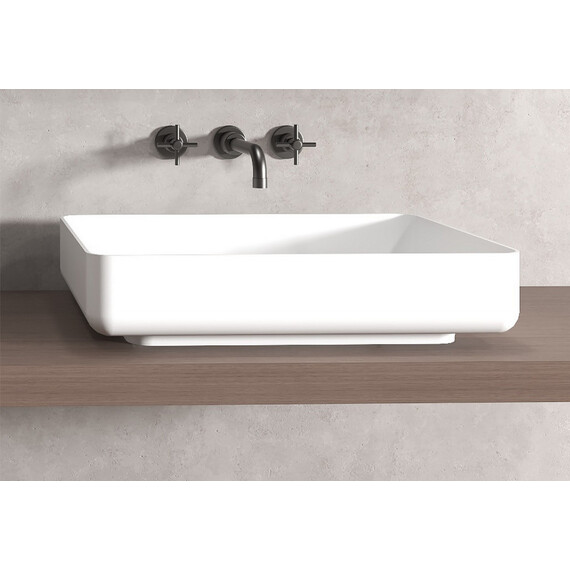 Раковина-чаша Abber Stein 55 см AS2629, белый матовый - фото 