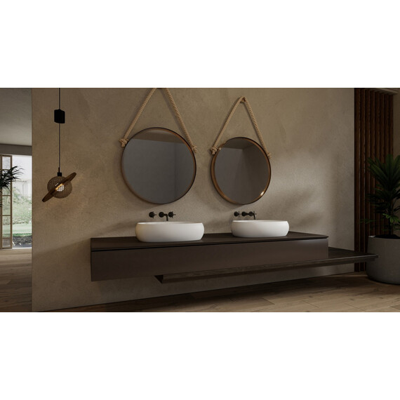 Раковина-чаша Abber Stein 58 см AS2632, белый матовый - фото 3