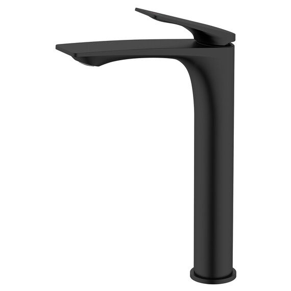 Смеситель для раковины высокий Azario Lursy AZ-K9049B, чёрный матовый - фото 