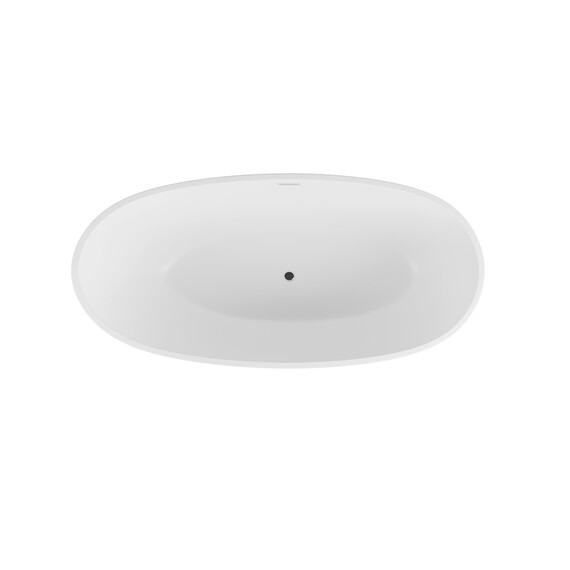 Ванна отдельностоящая Grossman Fly 170x75 см GR-1104M, белый матовый - фото 3