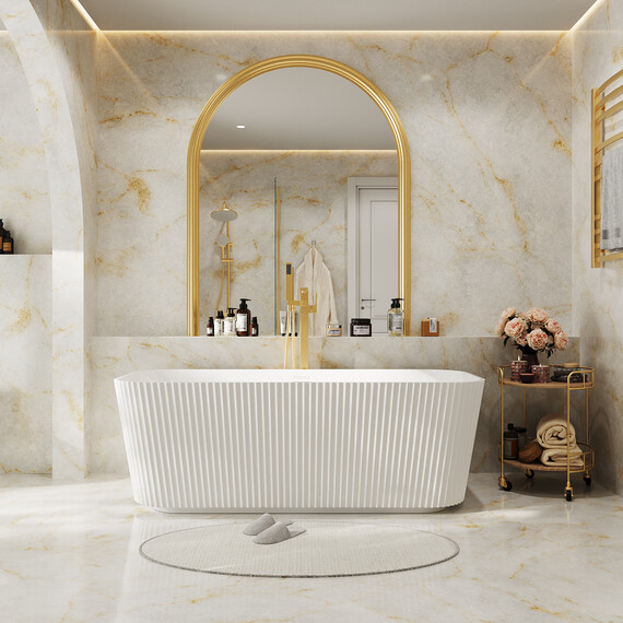 Ванна отдельностоящая Grossman Cristal 170x75 см GR-2028F - фото 4