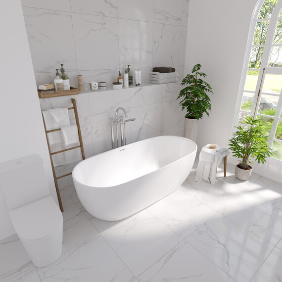 Ванна отдельностоящая Grossman Classic 170x80 см GR-2501 - фото 2